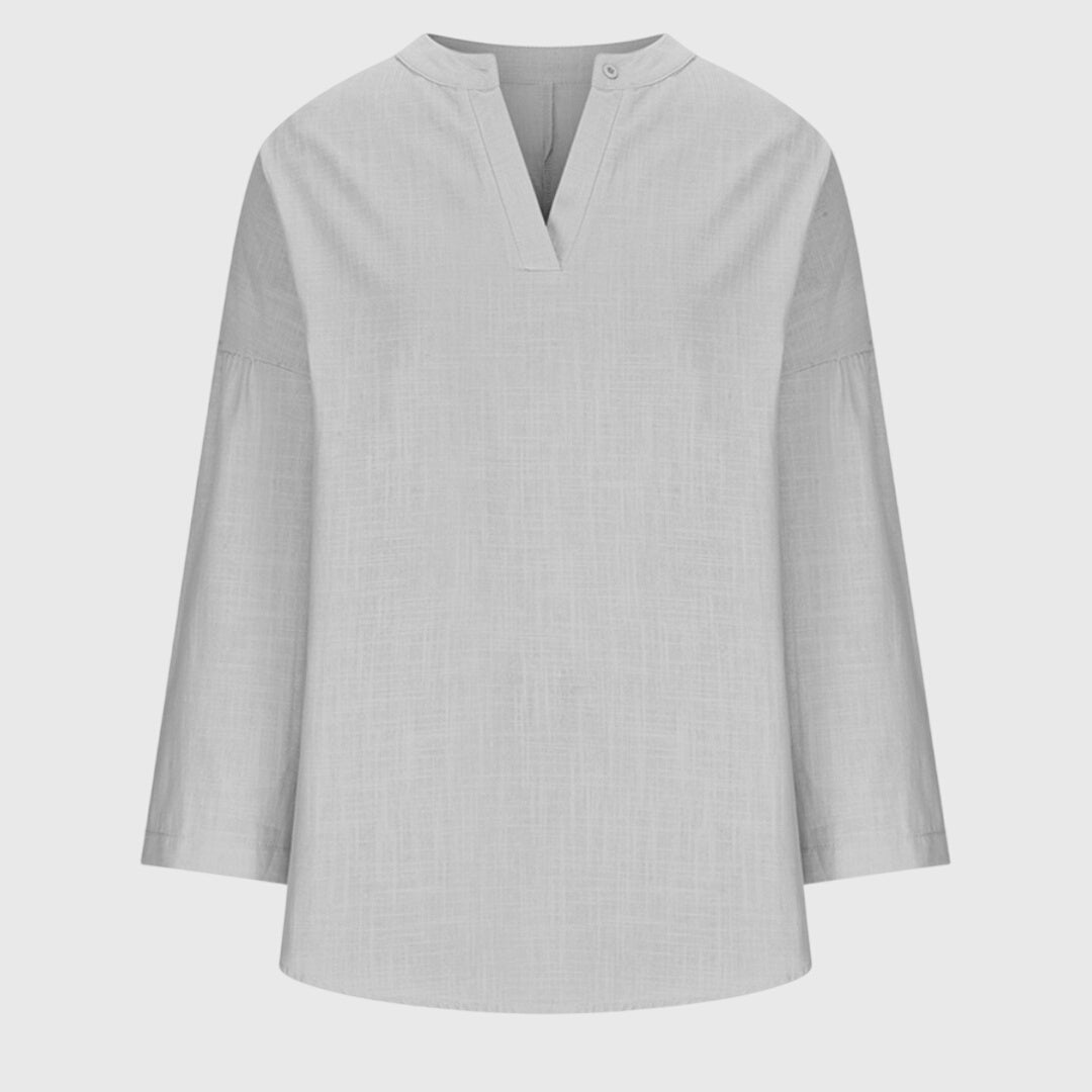 Lenara™ | Camisa de Playa Elegante y Fluida