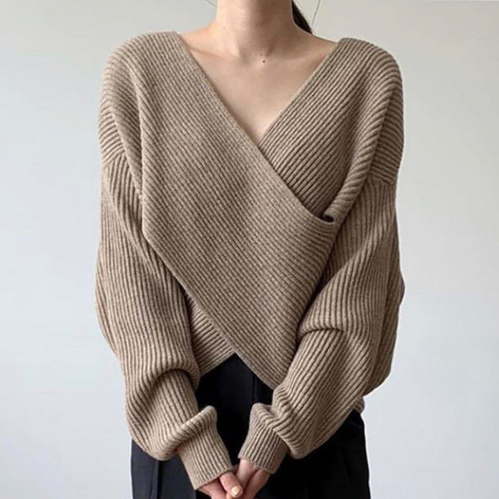 Evelyn | Suéter Chic de Punto Cruzado