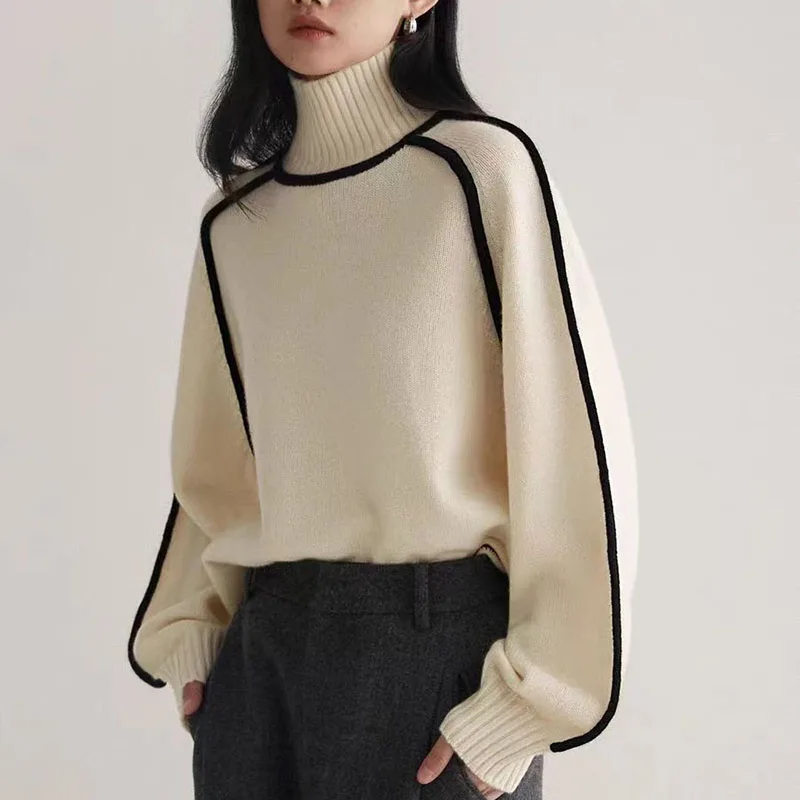 Evelyn | Suéter de Cuello Alto Cómodo