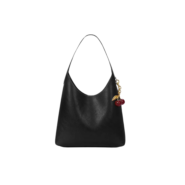 Clotilde | Bolso de Cuero Sintético con Encanto de Cereza