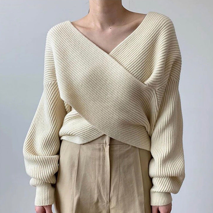 Evelyn | Suéter Chic de Punto Cruzado