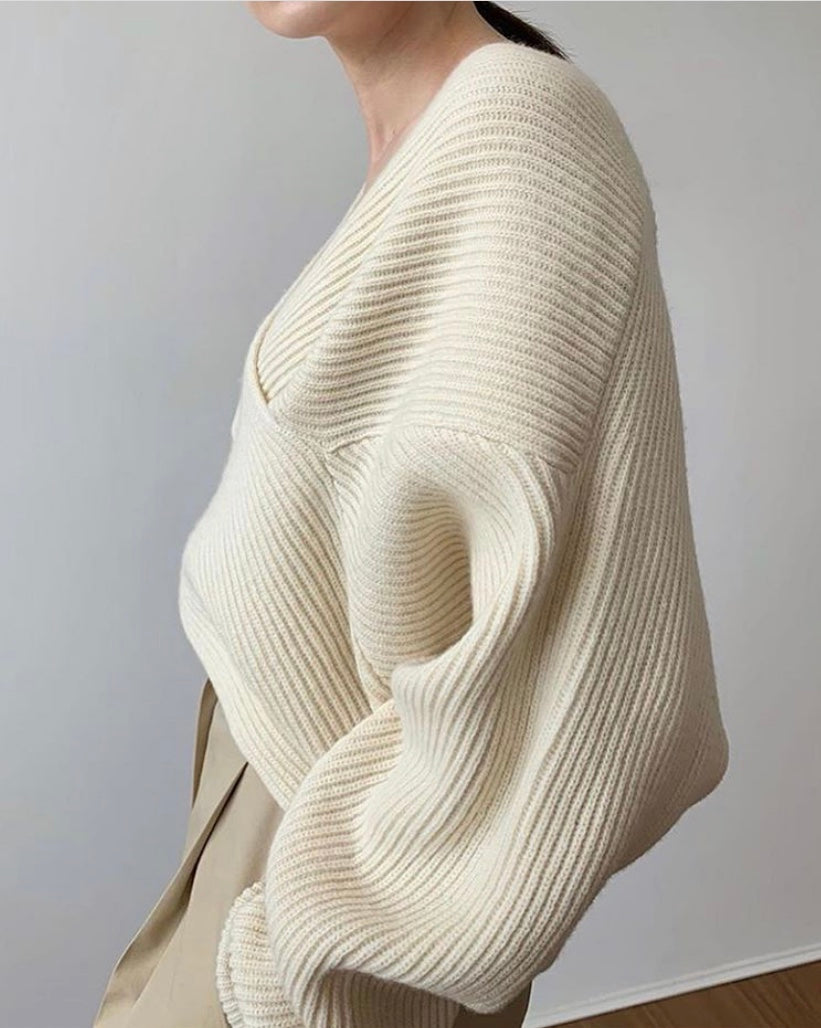 Evelyn | Suéter Chic de Punto Cruzado