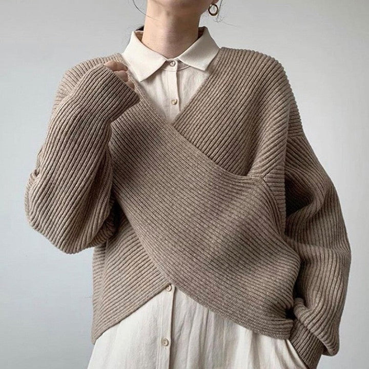 Evelyn | Suéter Chic de Punto Cruzado
