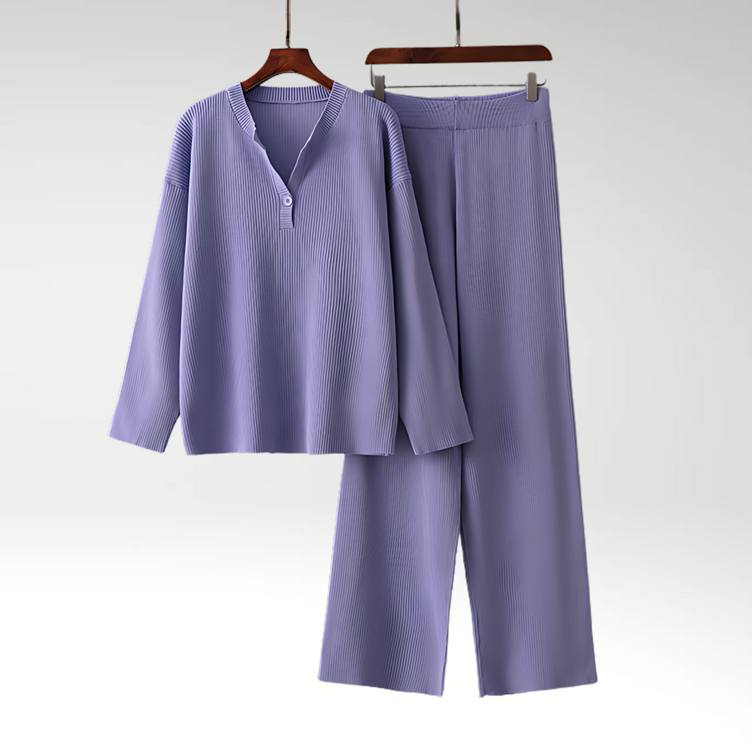 Evelyn | Conjunto de Dos Piezas Acogedor y Lujoso