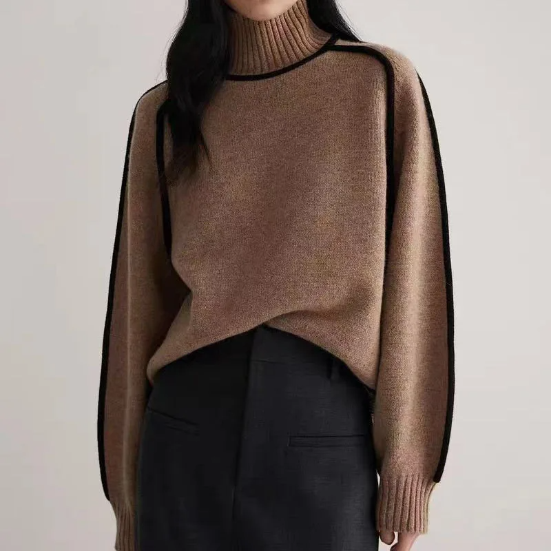 Evelyn | Suéter de Cuello Alto Cómodo