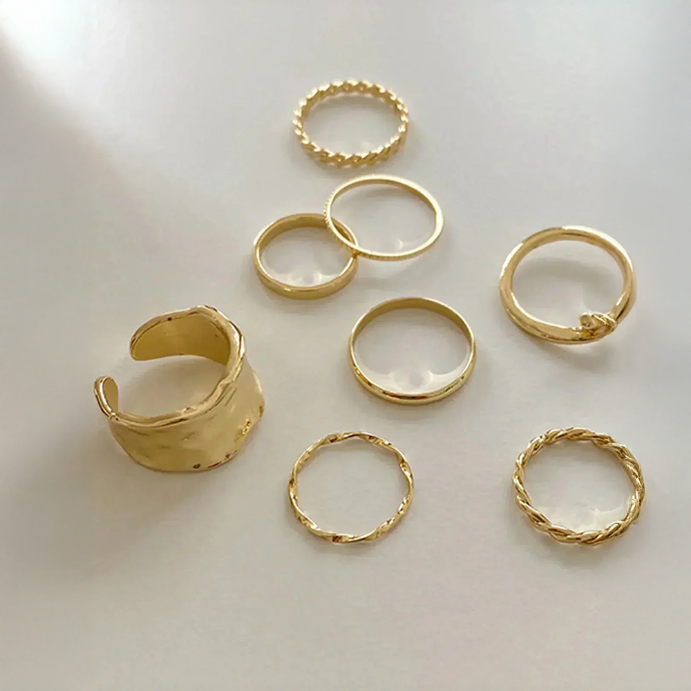 Lorienna | Conjunto de Anillos Minimalistas y Elegantes