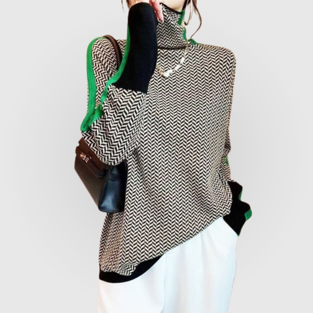 Clemence | Suéter de Cuello Alto Acogedor