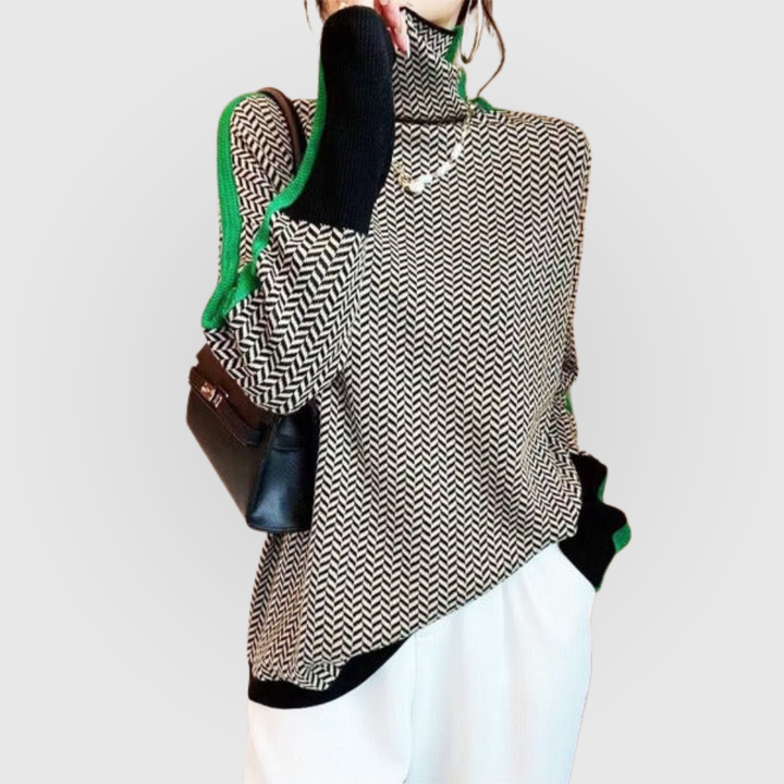 Clemence | Suéter de Cuello Alto Acogedor