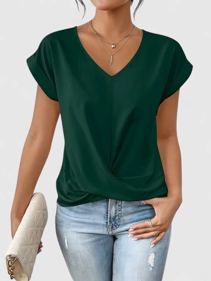 Mahrianne | Top Cómodo de Cuello en V
