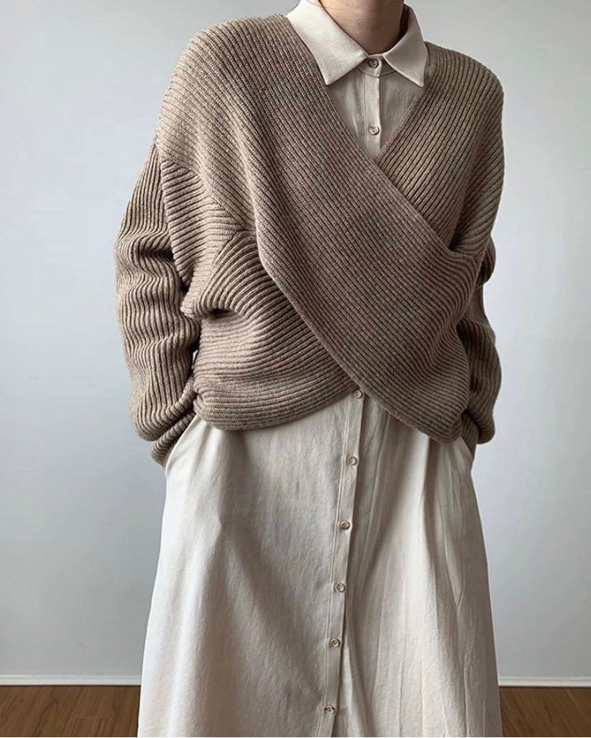 Evelyn | Suéter Chic de Punto Cruzado
