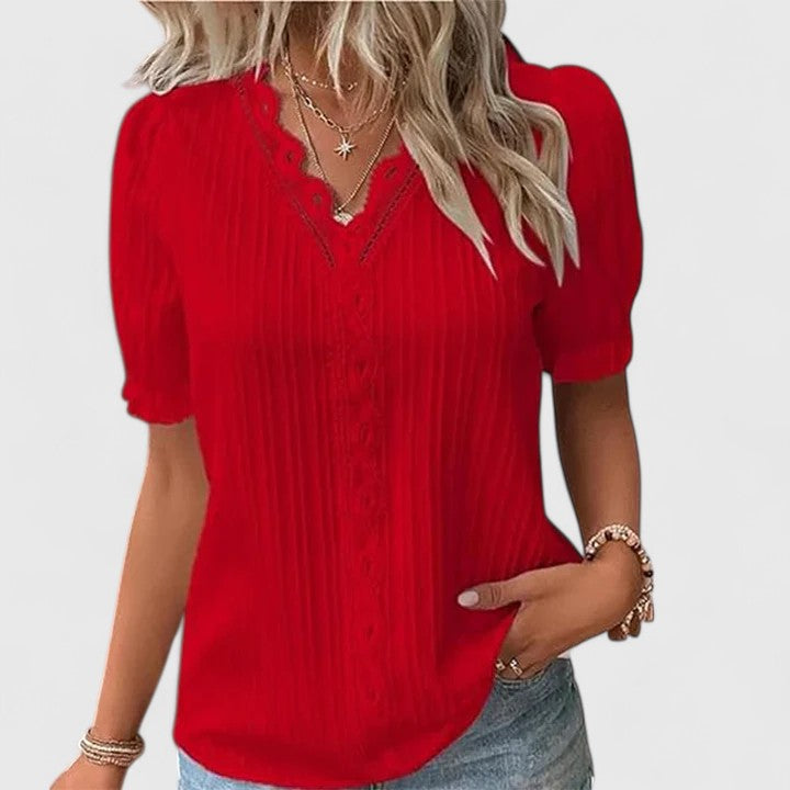 Avienne | Blusa Elegante con Escote en V