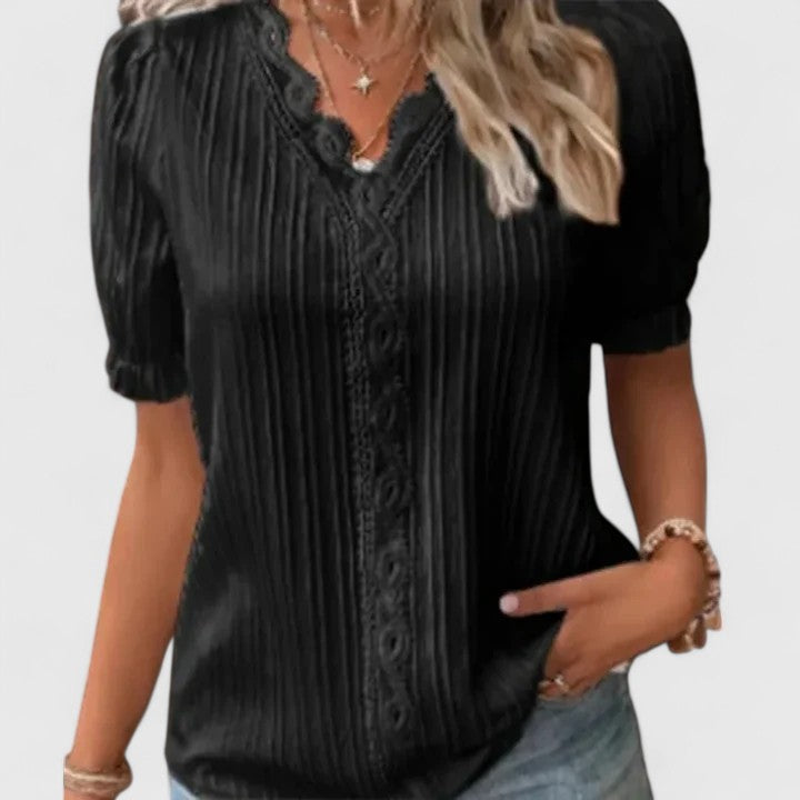 Avienne | Blusa Elegante con Escote en V
