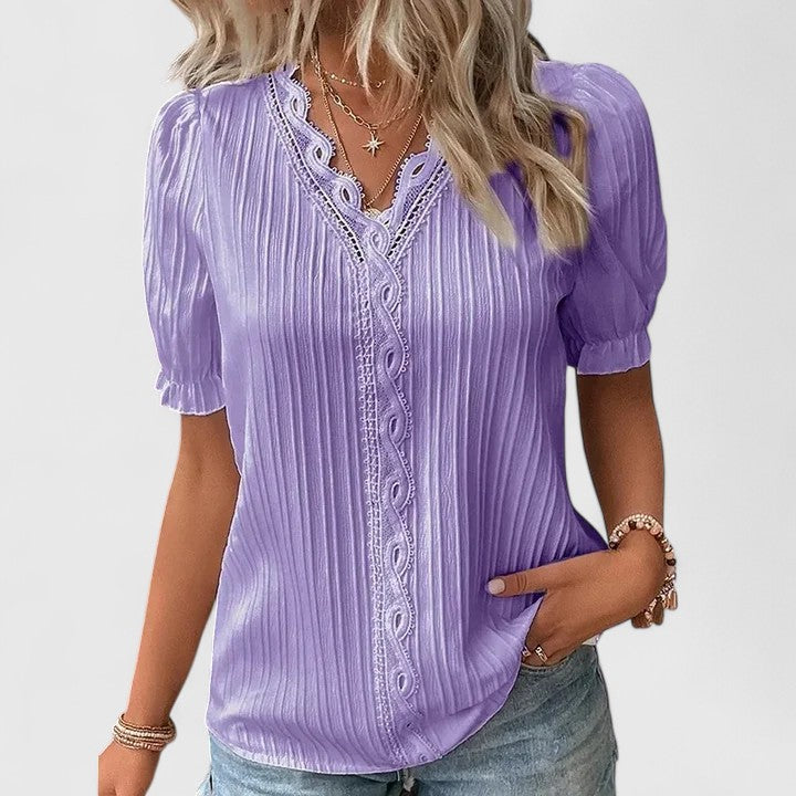 Avienne | Blusa Elegante con Escote en V