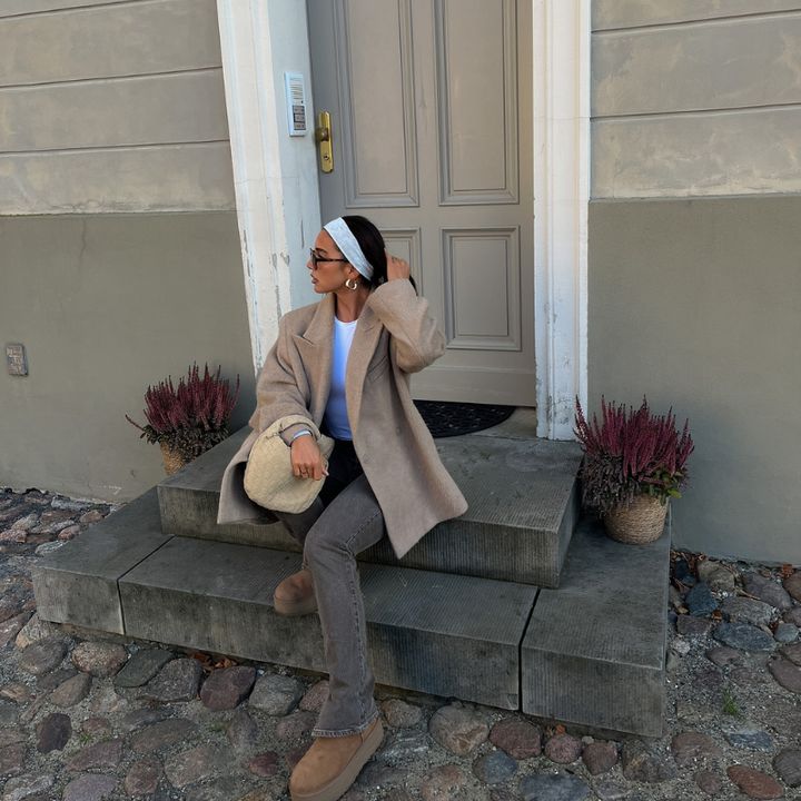 Anémona | Mini Bolsa de Ante Tejida