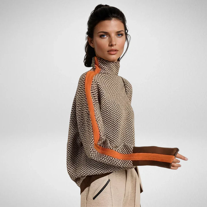Clemence | Suéter de Cuello Alto Acogedor
