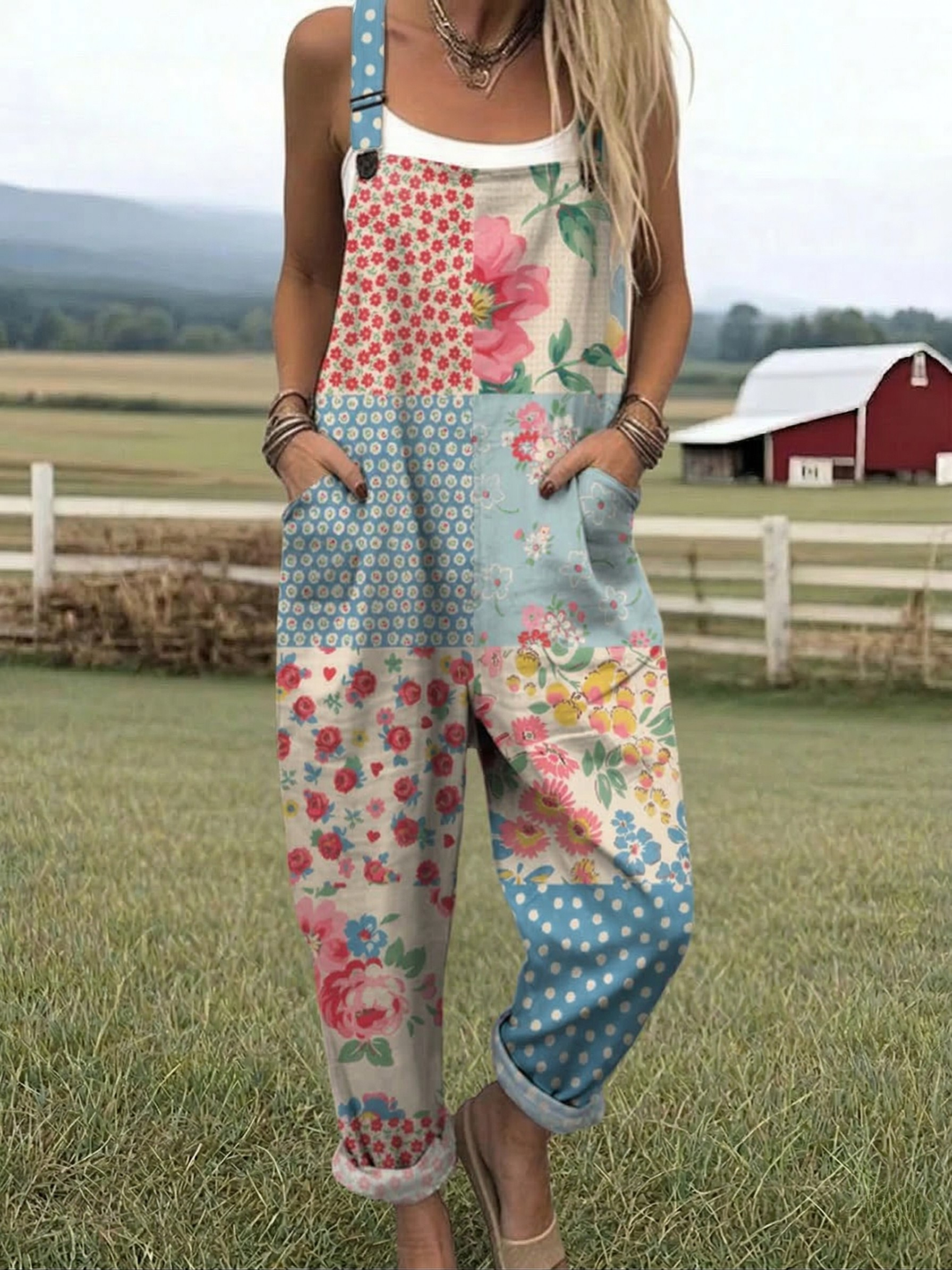 Frigg | Mono Patchwork de Flores