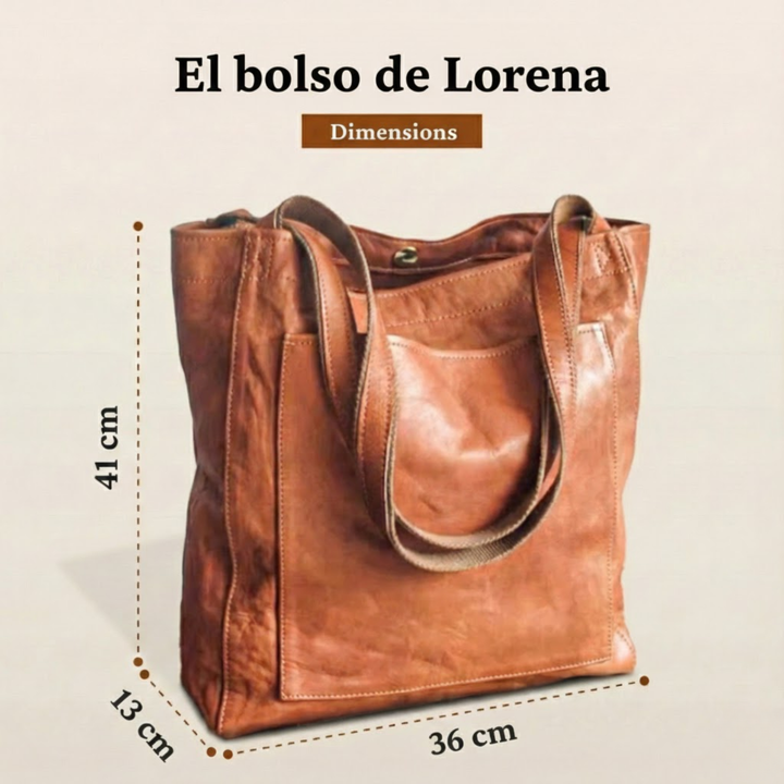 Lorena™ | Bolso de piel moderno y elegante