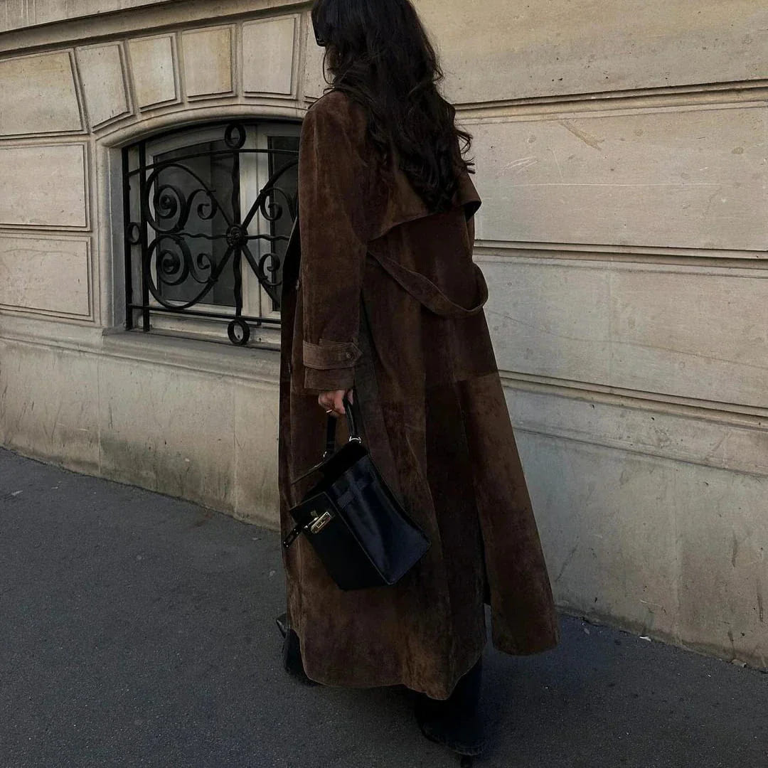 Isabelle | Abrigo Trench de Ante
