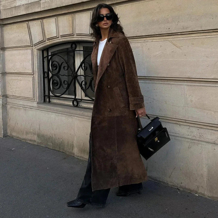 Isabelle | Abrigo Trench de Ante