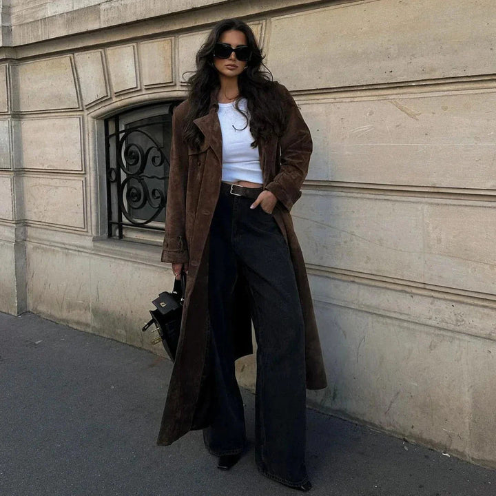 Isabelle | Abrigo Trench de Ante