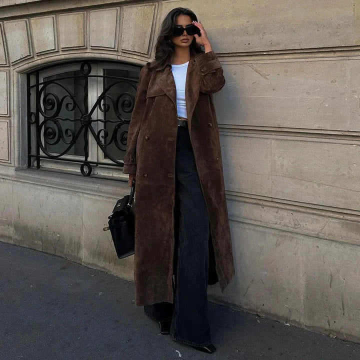 Isabelle | Abrigo Trench de Ante