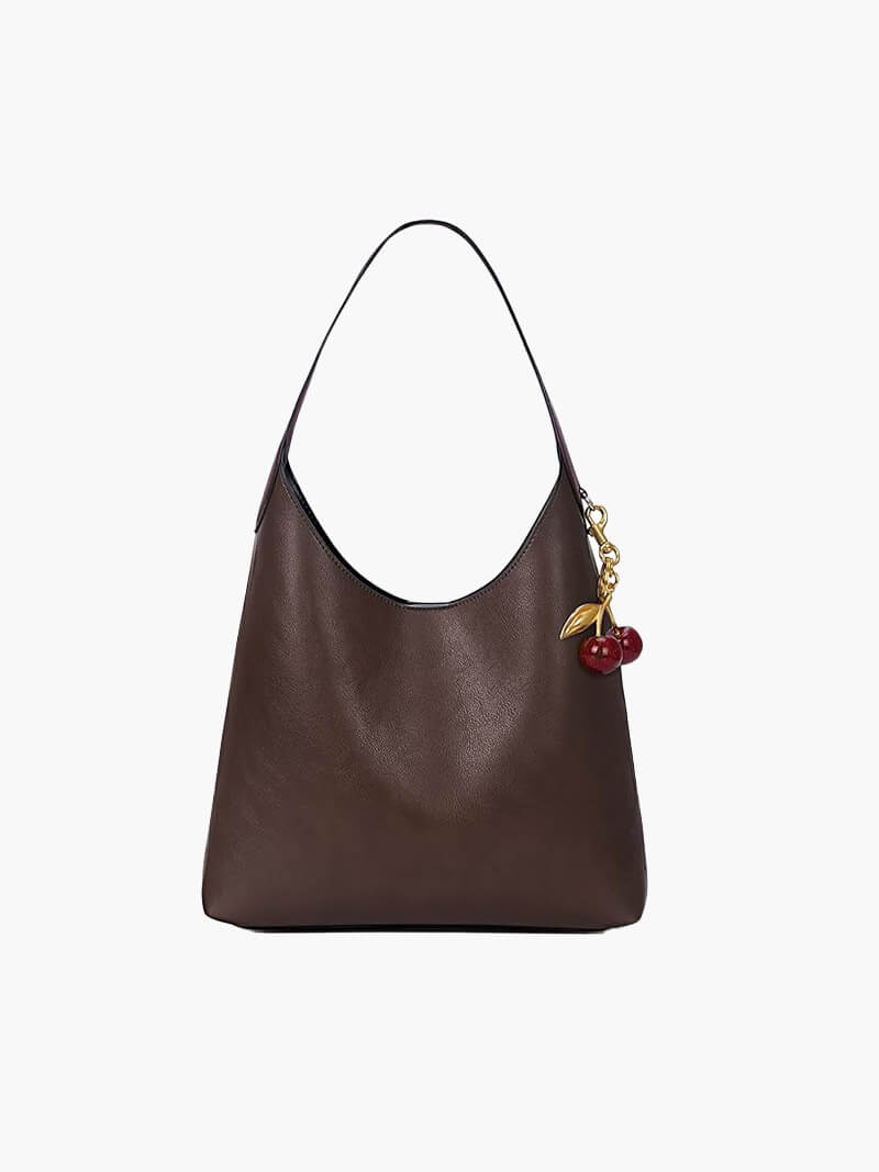 Clotilde | Bolso de Cuero Sintético con Encanto de Cereza