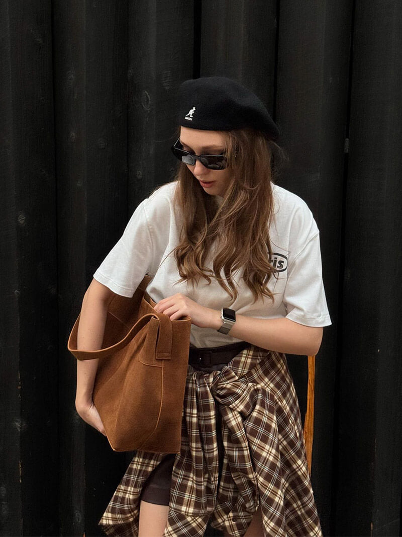 Angélique | Bolso de Ante Sintético