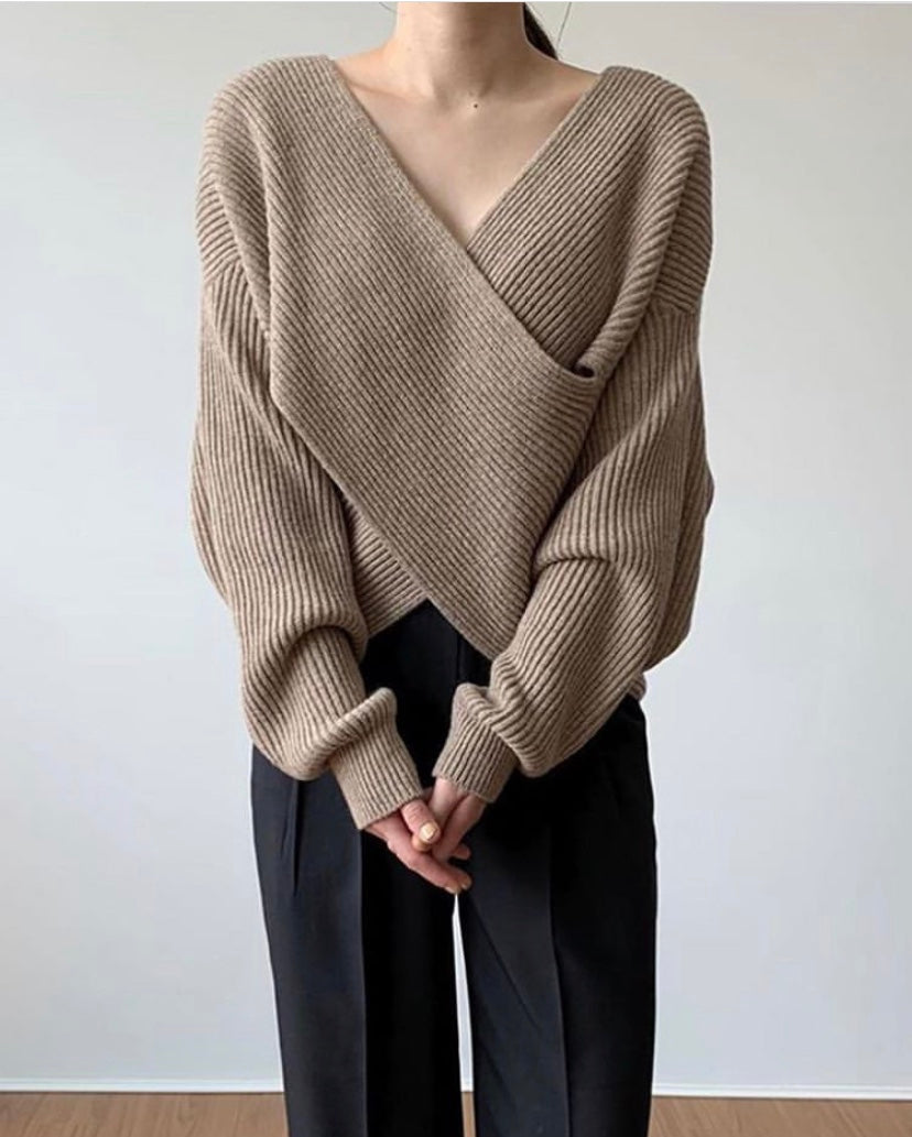 Evelyn | Suéter Chic de Punto Cruzado