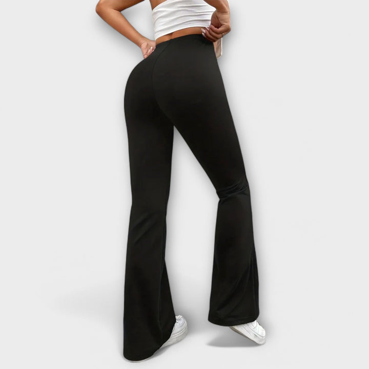 Serena - Pantalones Relaxed con Pierna Acampanada