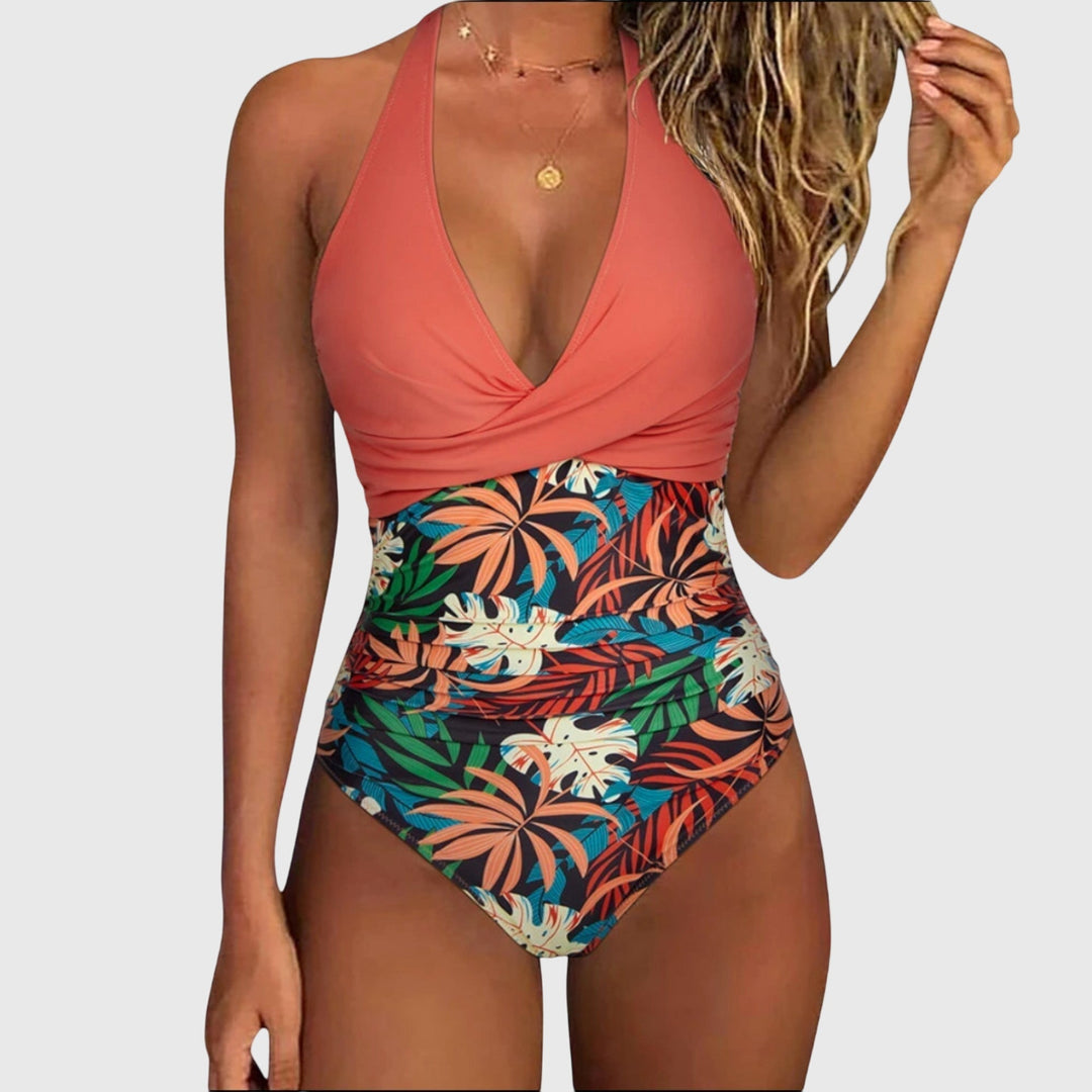 Florencia - Traje de Baño Elegante para Mujeres con Escote en V