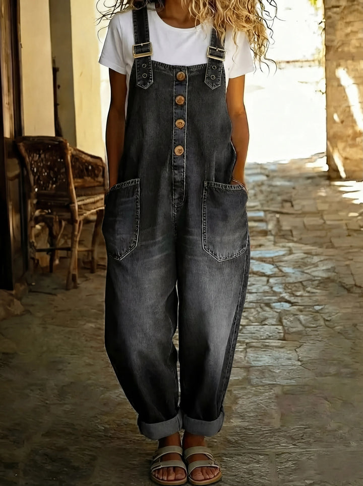 Rocio™ - Mono de denim cómodo - tirantes ajustables y ajuste perfecto