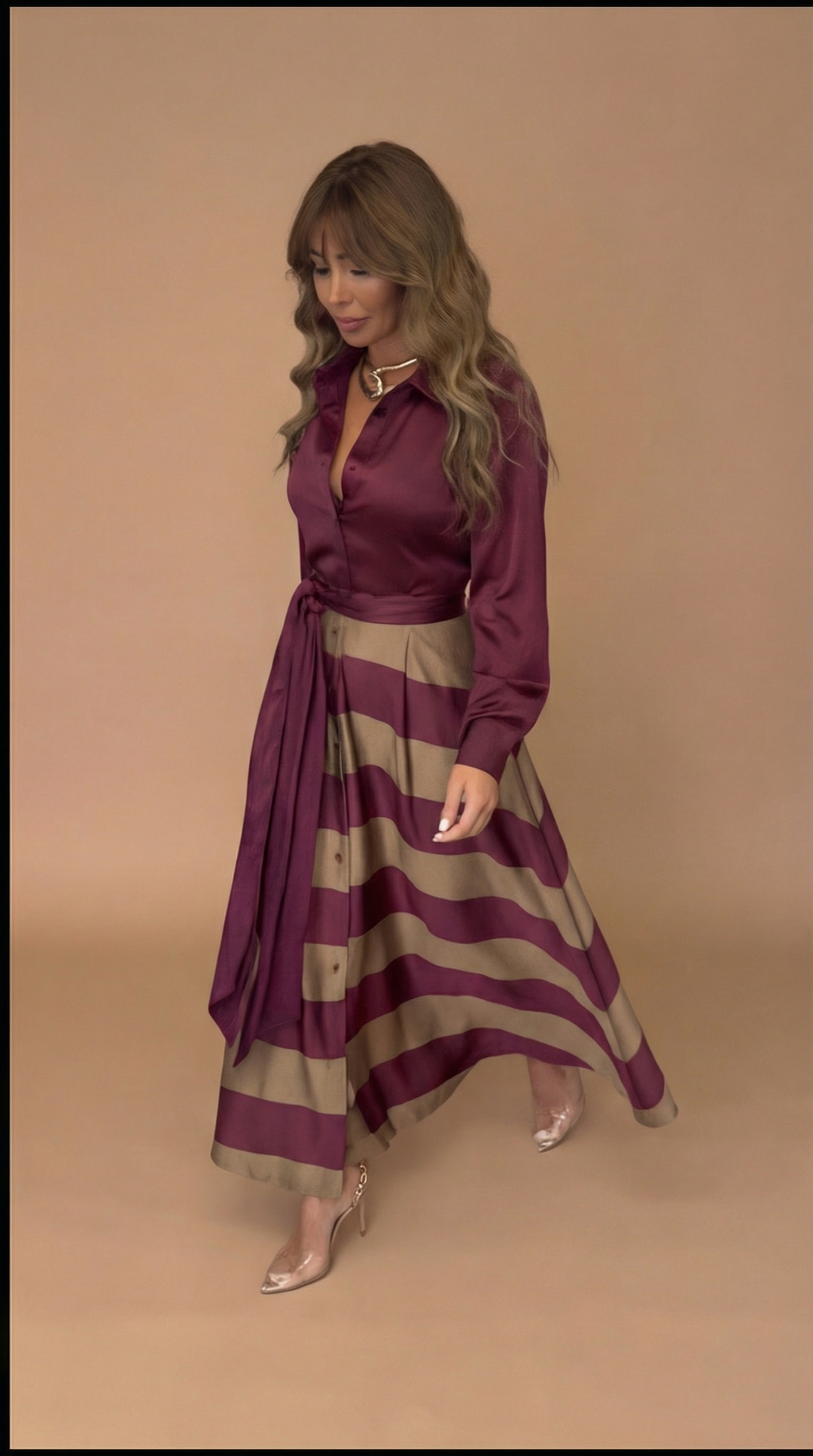 Rioja™ – Vestido Largo Elegante y Fluido para Ocasiones Especiales
