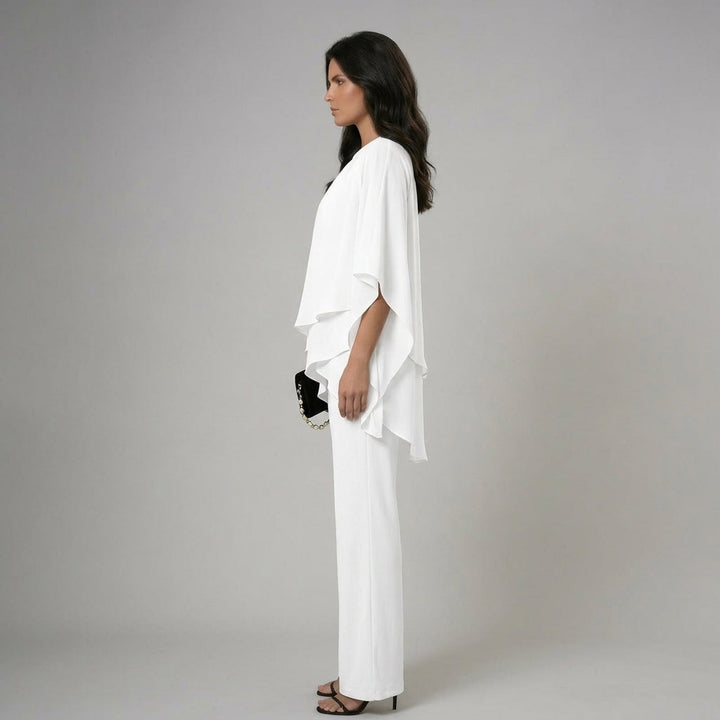 Concha · Conjunto casual con camisa y pantalón ancho