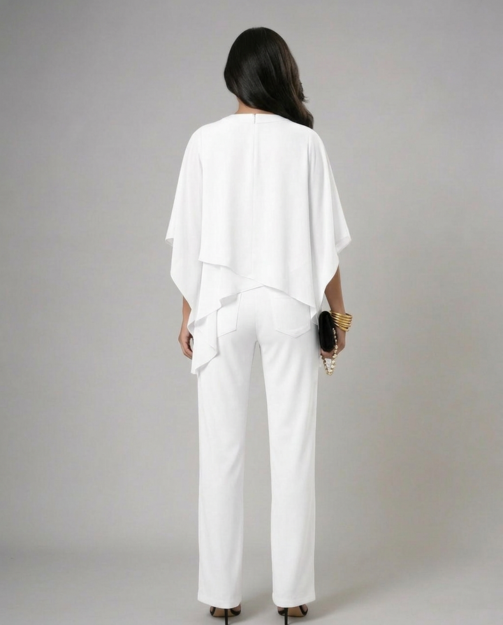 Concha · Conjunto casual con camisa y pantalón ancho