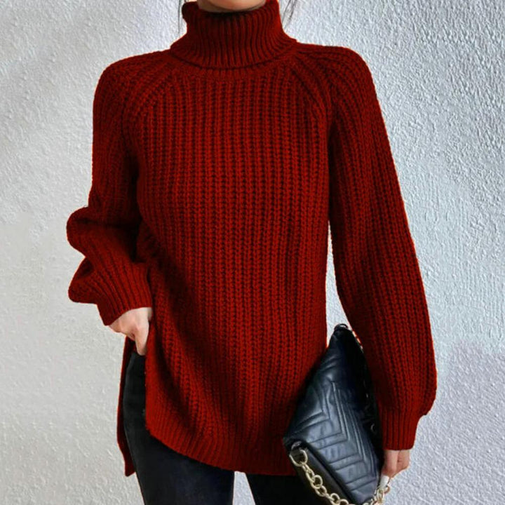 Averine | Suéter Elegante de Cuello Alto