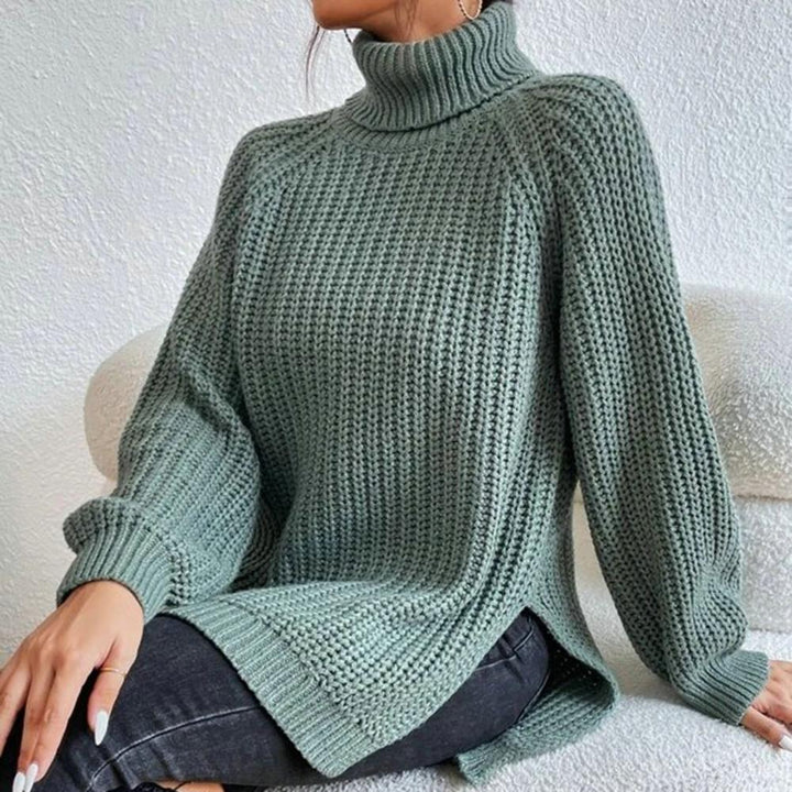 Averine | Suéter Elegante de Cuello Alto